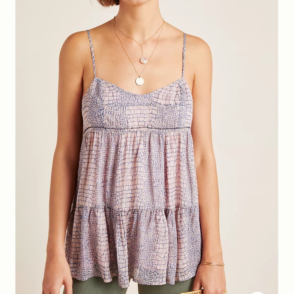 Anthropologie Roxanne Babydoll Cami NWT